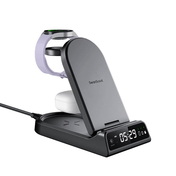 SwanScout 702S - Langaton latausasema Samsung-laitteille kellolla