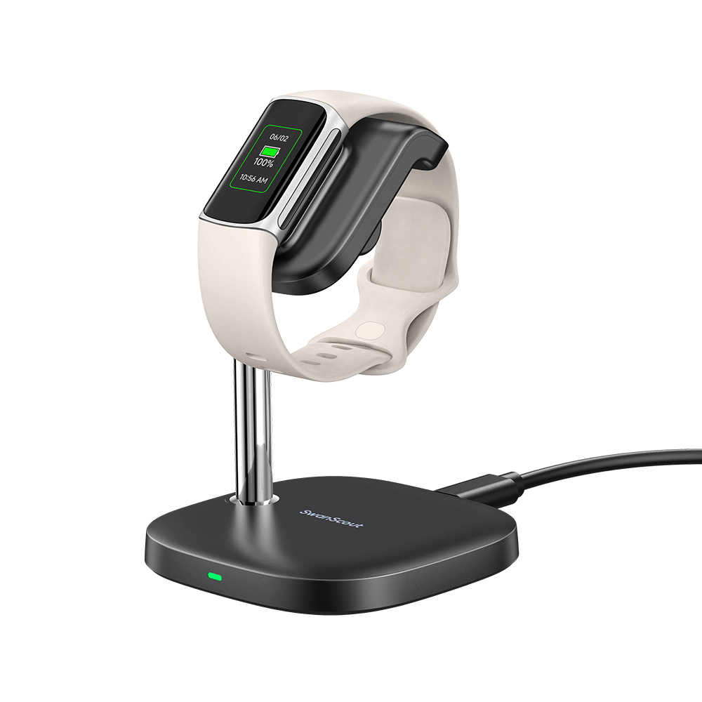 SwanScout 505FC - حامل شحن لساعات Fitbit Charge 6/5/Luxe