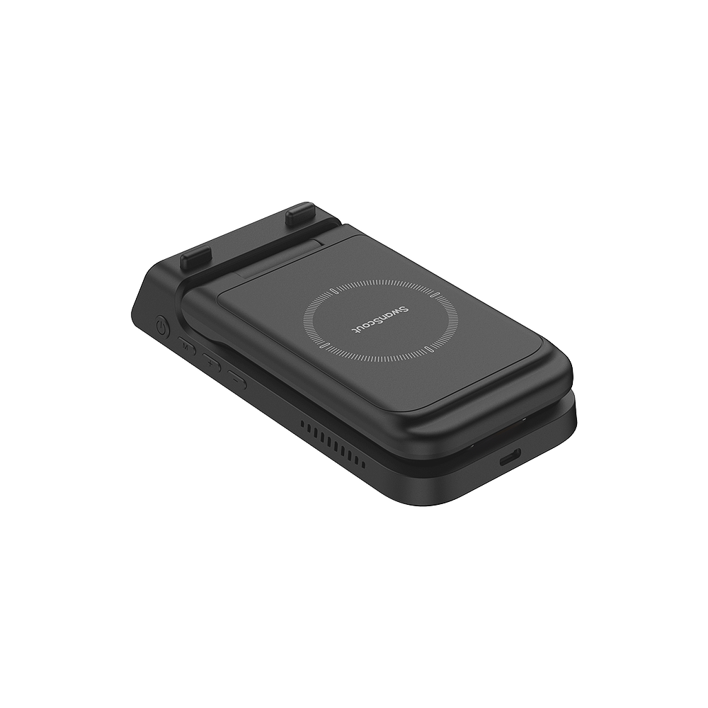 Designed for versatility, the swanscout 703G serves as a streamlined Pixel Fold charging station.