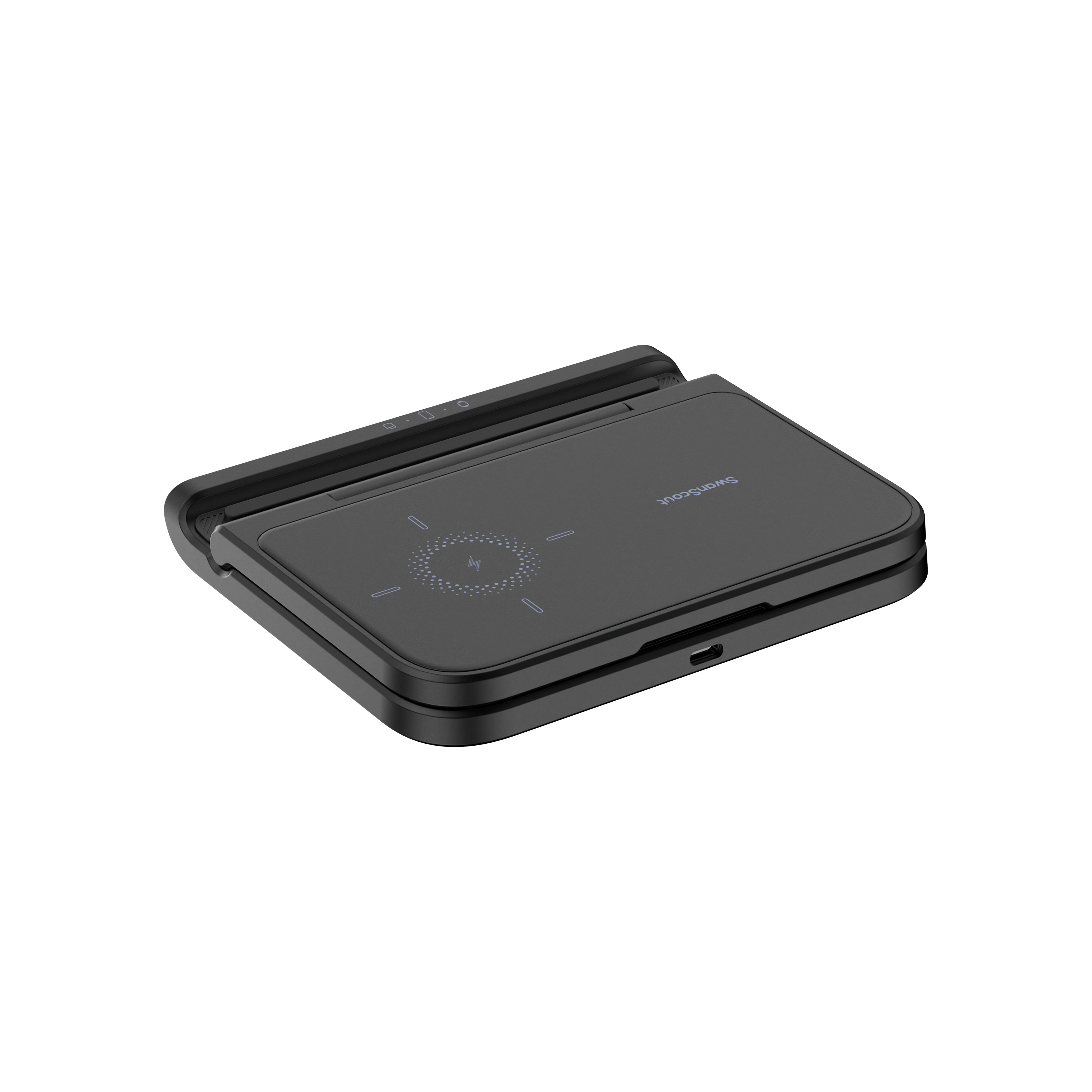 Featuring tri-device compatibility, the SwanScout 705G supports Pixel phones, Pixel Buds, and Pixel Watch charging all at once.