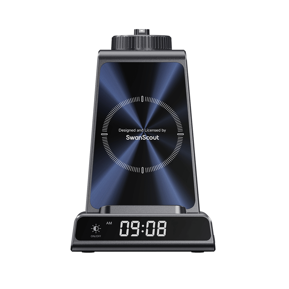 SwanScout C01GM - محطة شحن لاسلكية 3 في 1 لساعة جارمن
