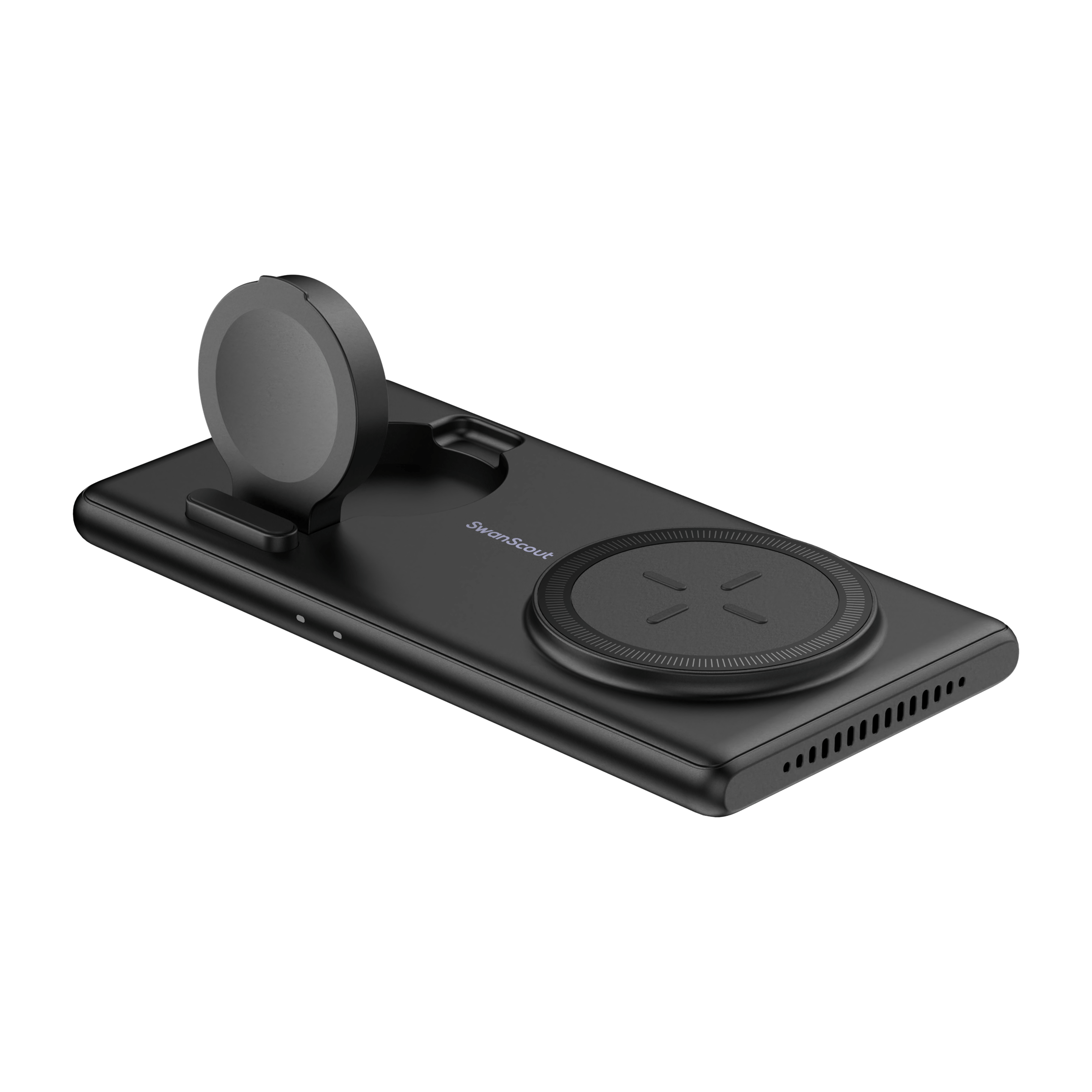 The SwanScout 502G is a clean and organized Wireless Charging Station for Google Pixel 9.