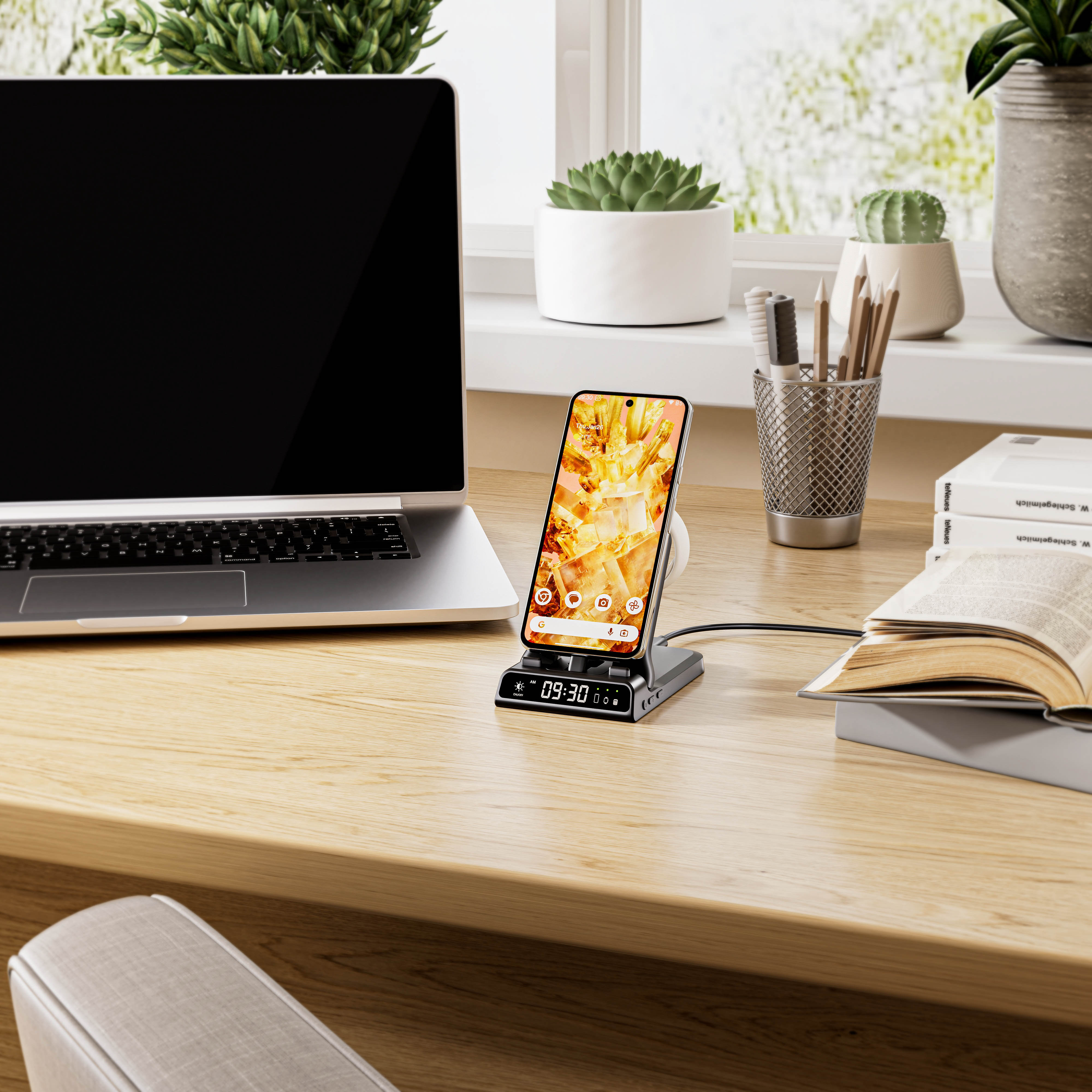 The SwanScout 701G2 is a powerful and elegant Google charger, combining convenience with smart energy management.