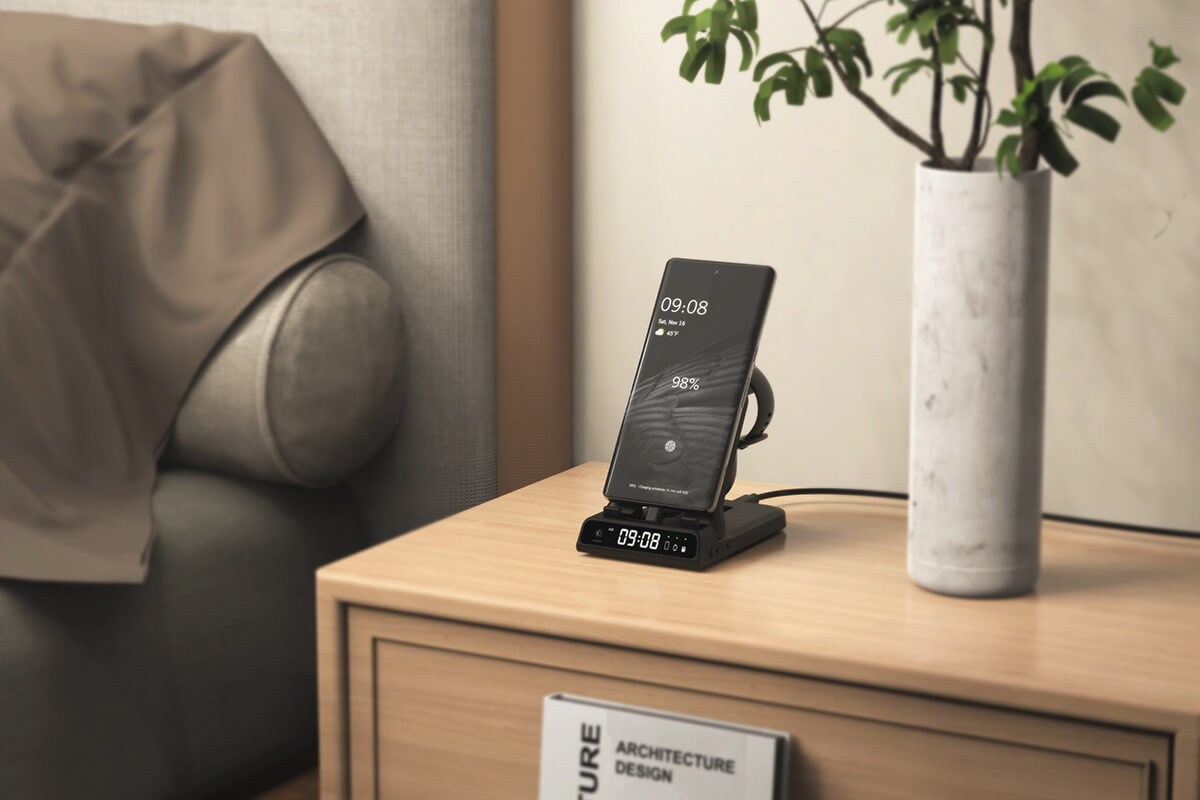 With a compact form, the Swanscout 701G ensures efficient charging for your Pixel Watch and Pixel phone.