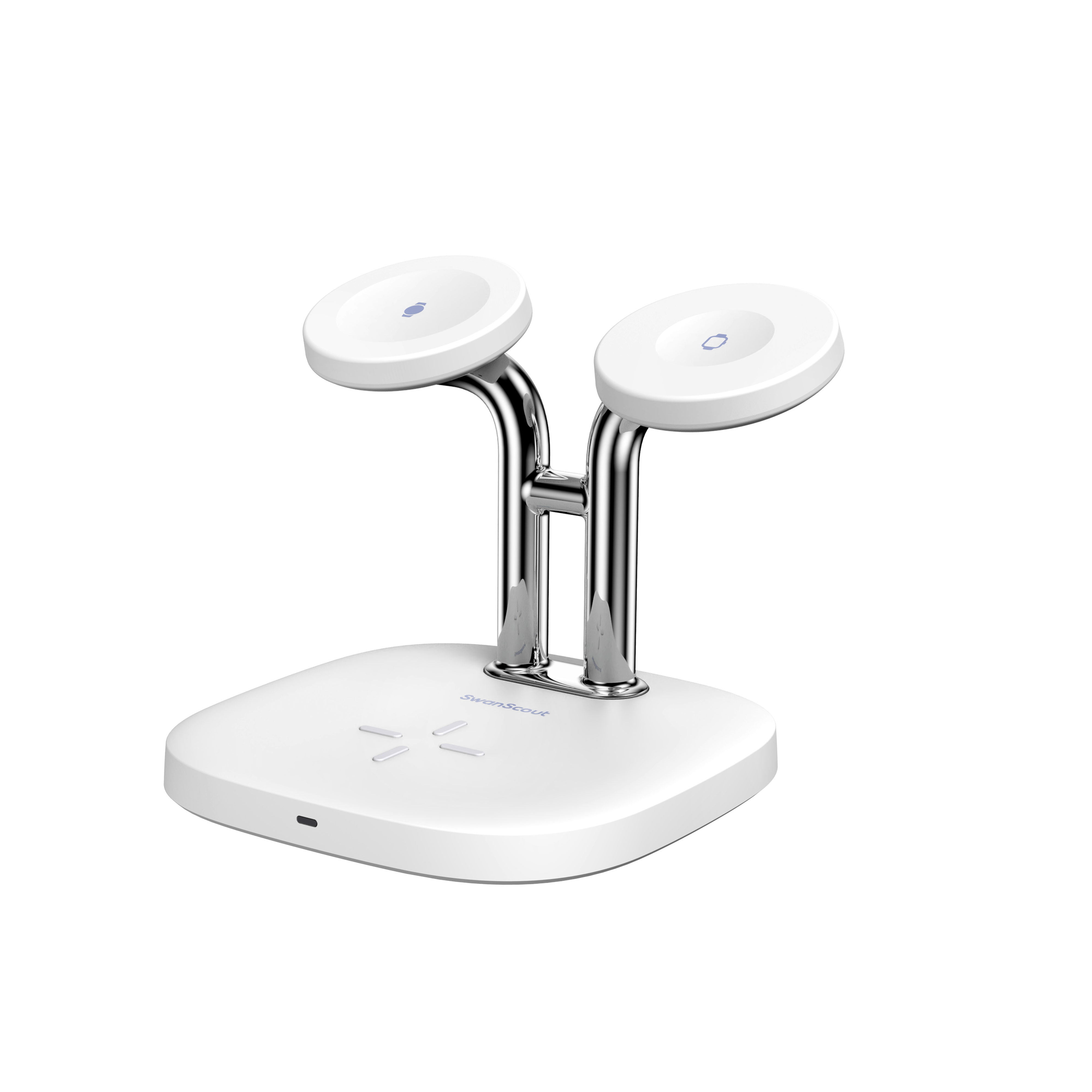 SwanScout 704D - Trådlös laddare för klockor från Apple och Samsung