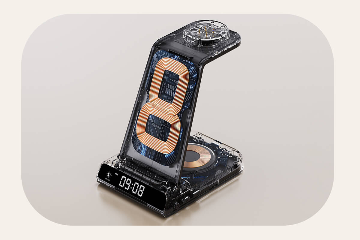 Built-in overcharge protection, heat dissipation, and foreign object detection for safe and efficient charging