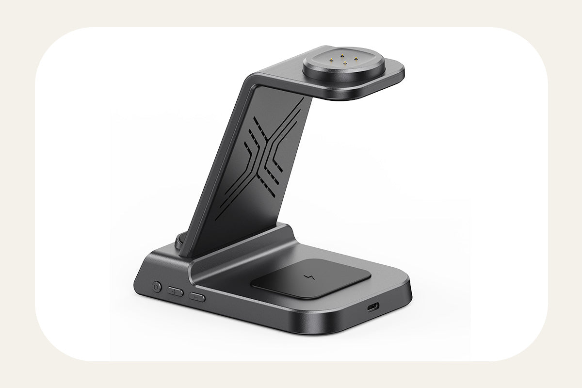 SwanScout C01FB 3-in-1 charger metallic coated body with premium durable finish