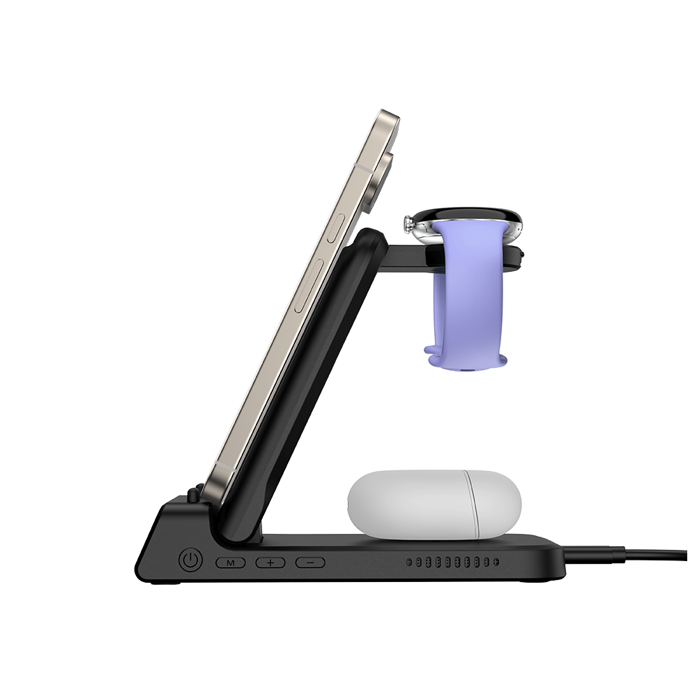 SwanScout 703G2 - ピクセルウォッチ2/3用3イン1ワイヤレス充電器