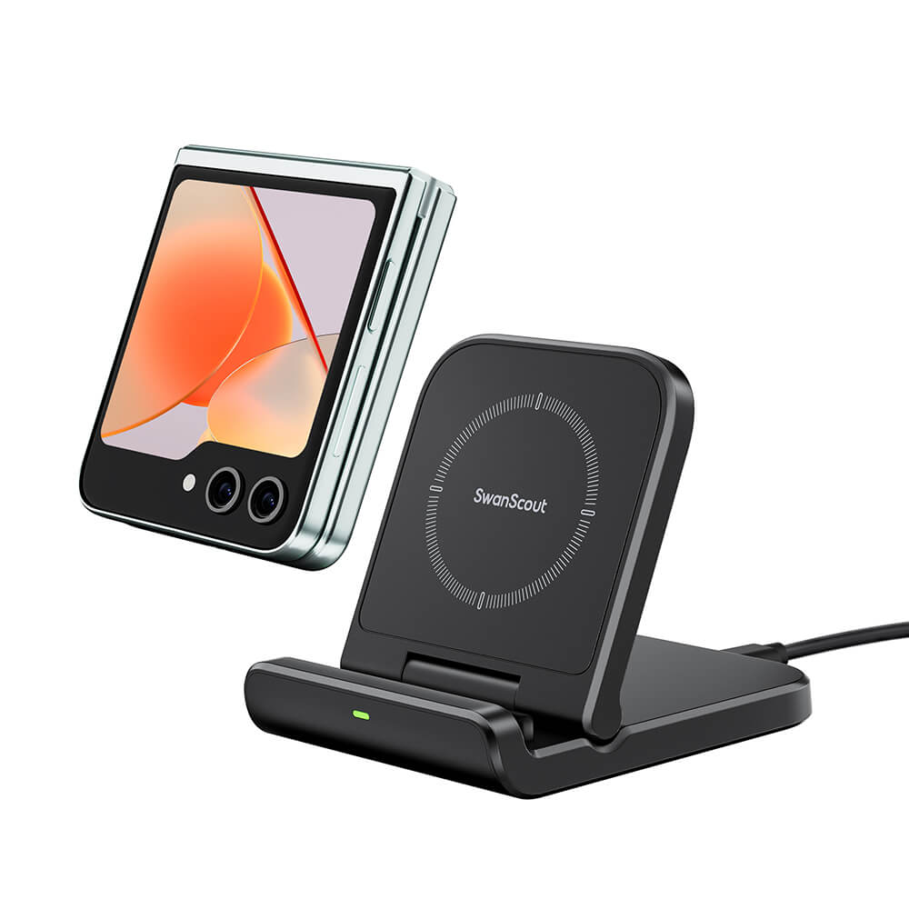 SwanScout 501S - Supporto di Ricarica Wireless per Galaxy Z Flip