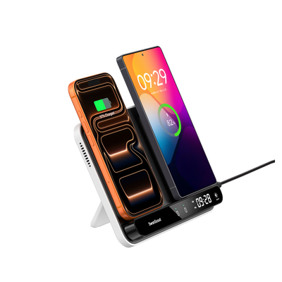SwanScout 504 - Chargeur sans fil pour deux téléphones