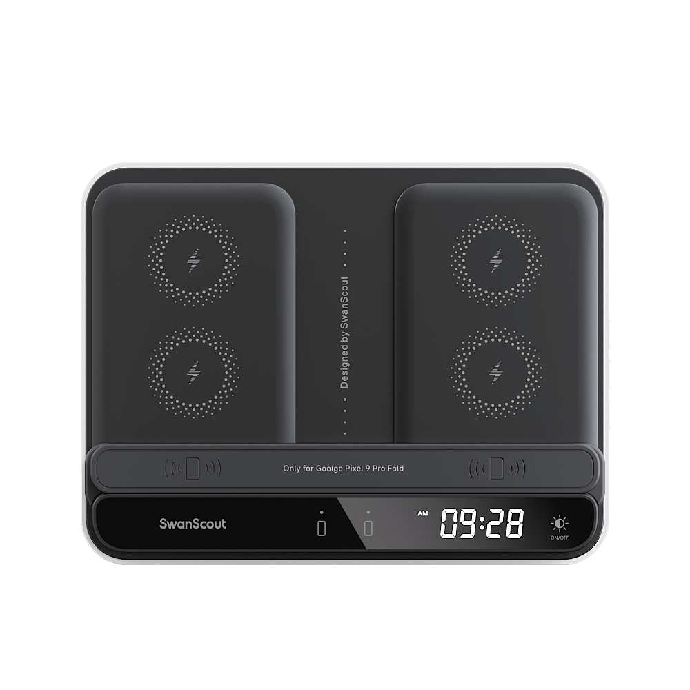 SwanScout 710FG2 - Wireless Charger for Pixel Fold / Pixel 9 Pro Fold and Pixel Watch 2/3