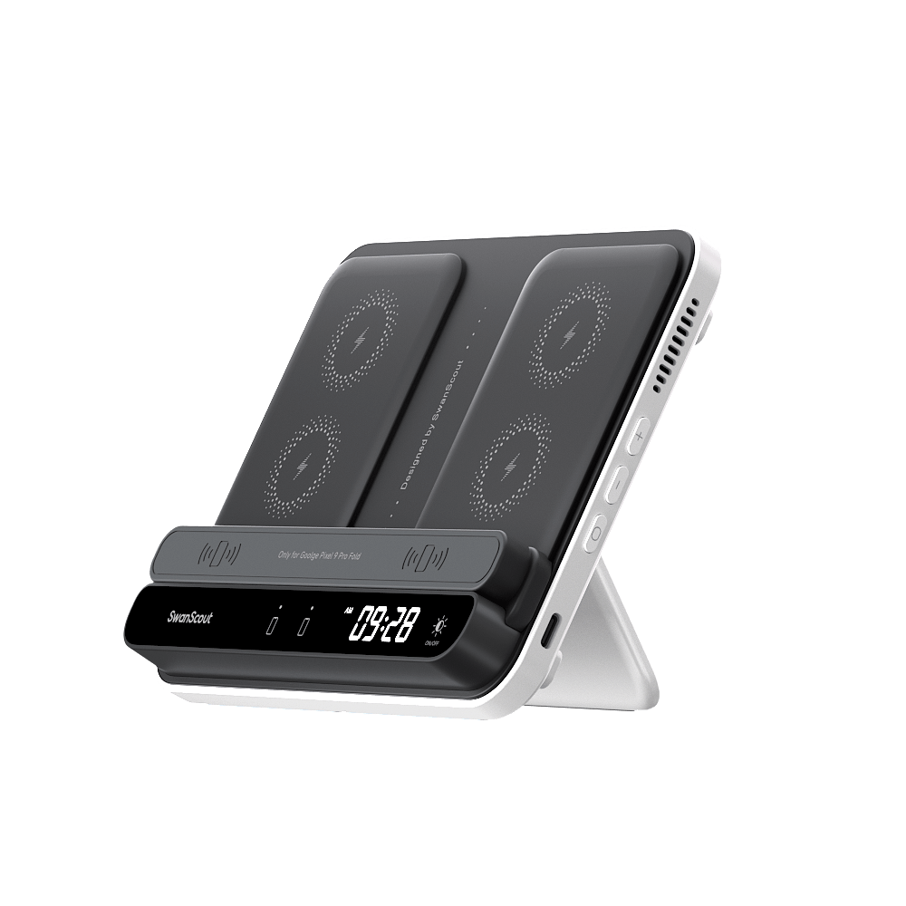 SwanScout 710FG2 - Wireless Charger for Pixel Fold / Pixel 9 Pro Fold and Pixel Watch 2/3