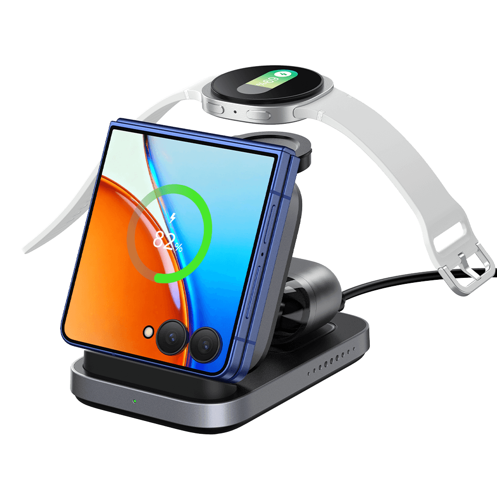 SwanScout 713F – Încărcător wireless 3-în-1 pentru Samsung Z Flip 7