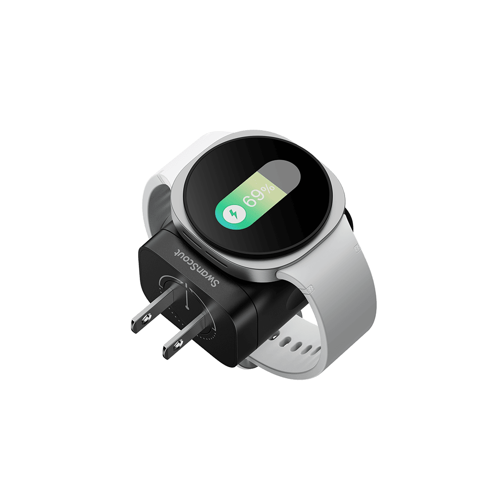 30W USB-C charger with Samsung Galaxy Watch charger SwanScout 509S