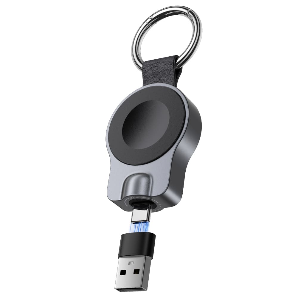 SwanScout 510A – Přenosná rychlá nabíječka pro Apple Watch s otočným USB-C designem